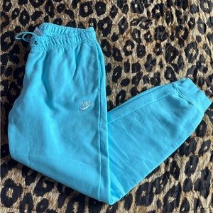 Light blue Nike sweatpants